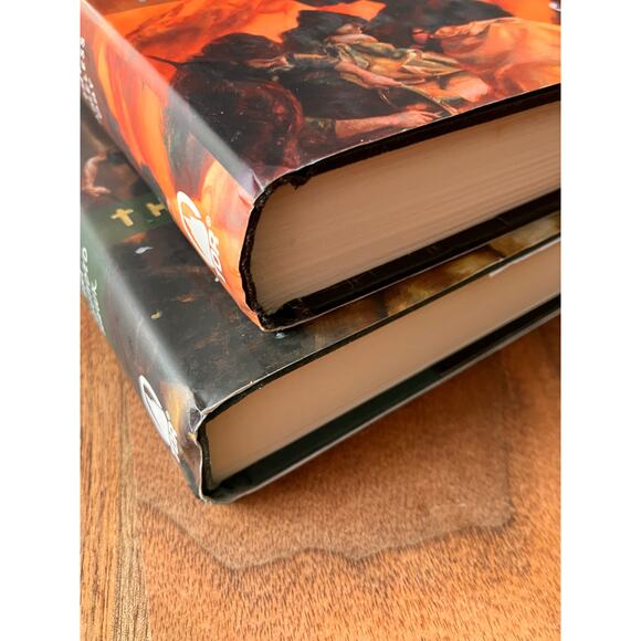 2 Hardcover Sara Douglass Books The Crucible Series Nameless Day Wounded Hawk - Picture 7 of 8